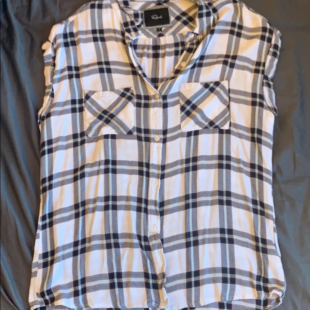 Rails Flannel Button down T